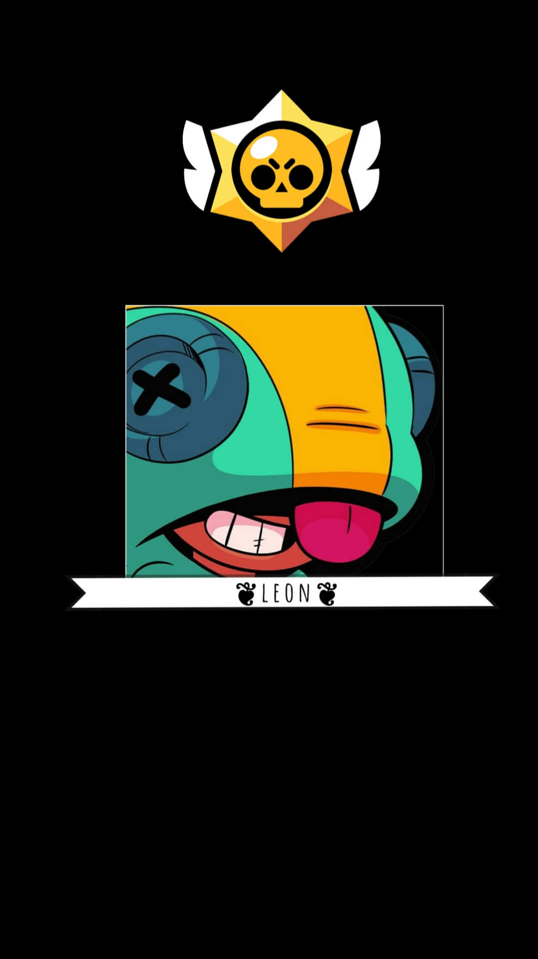 Leon, Brawl Stars, teal helmet, Full HD Phone Wallpaper