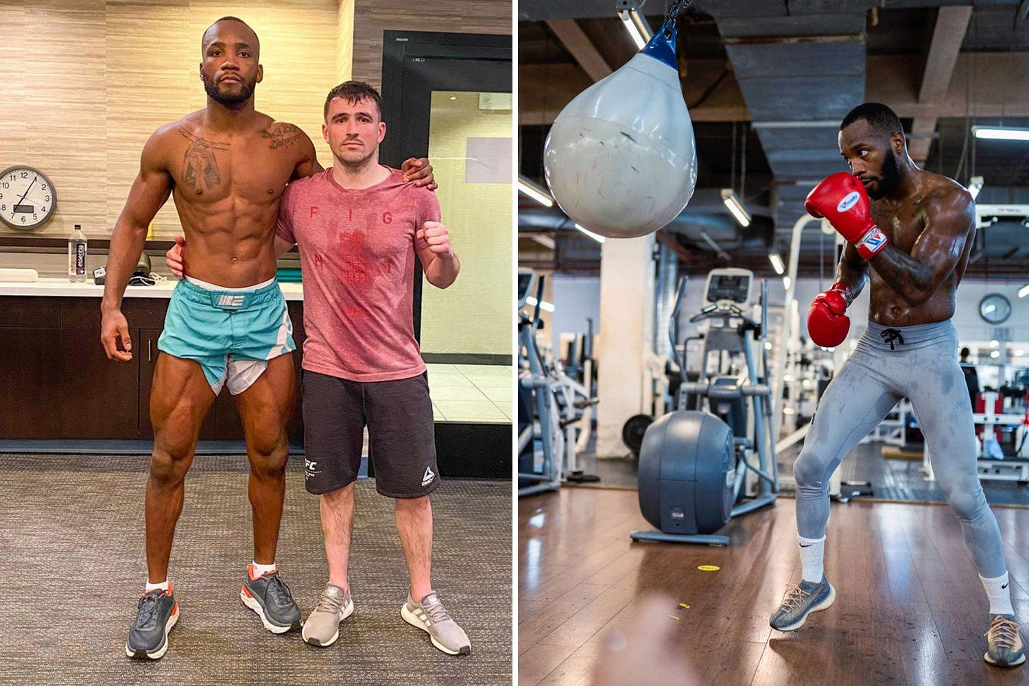 Leon Edwards, gym, trainer, HD Desktop Wallpaper
