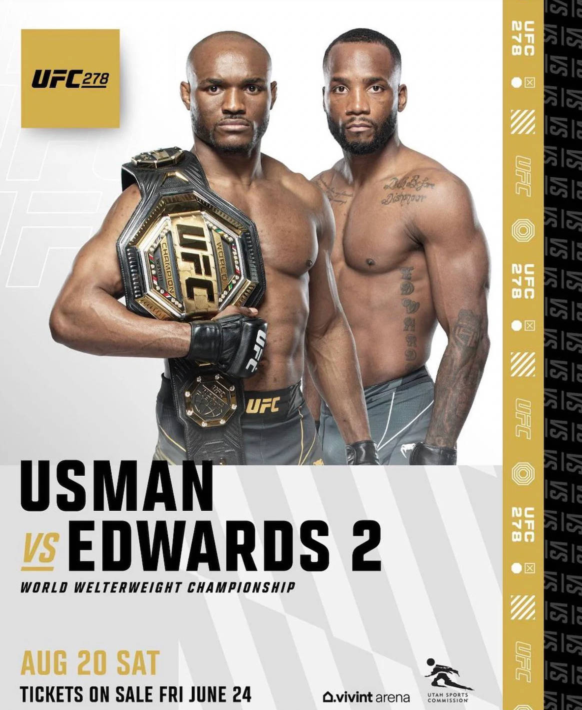 Leon Edwards, UFC fighters, championship belt, HD Phone Wallpaper