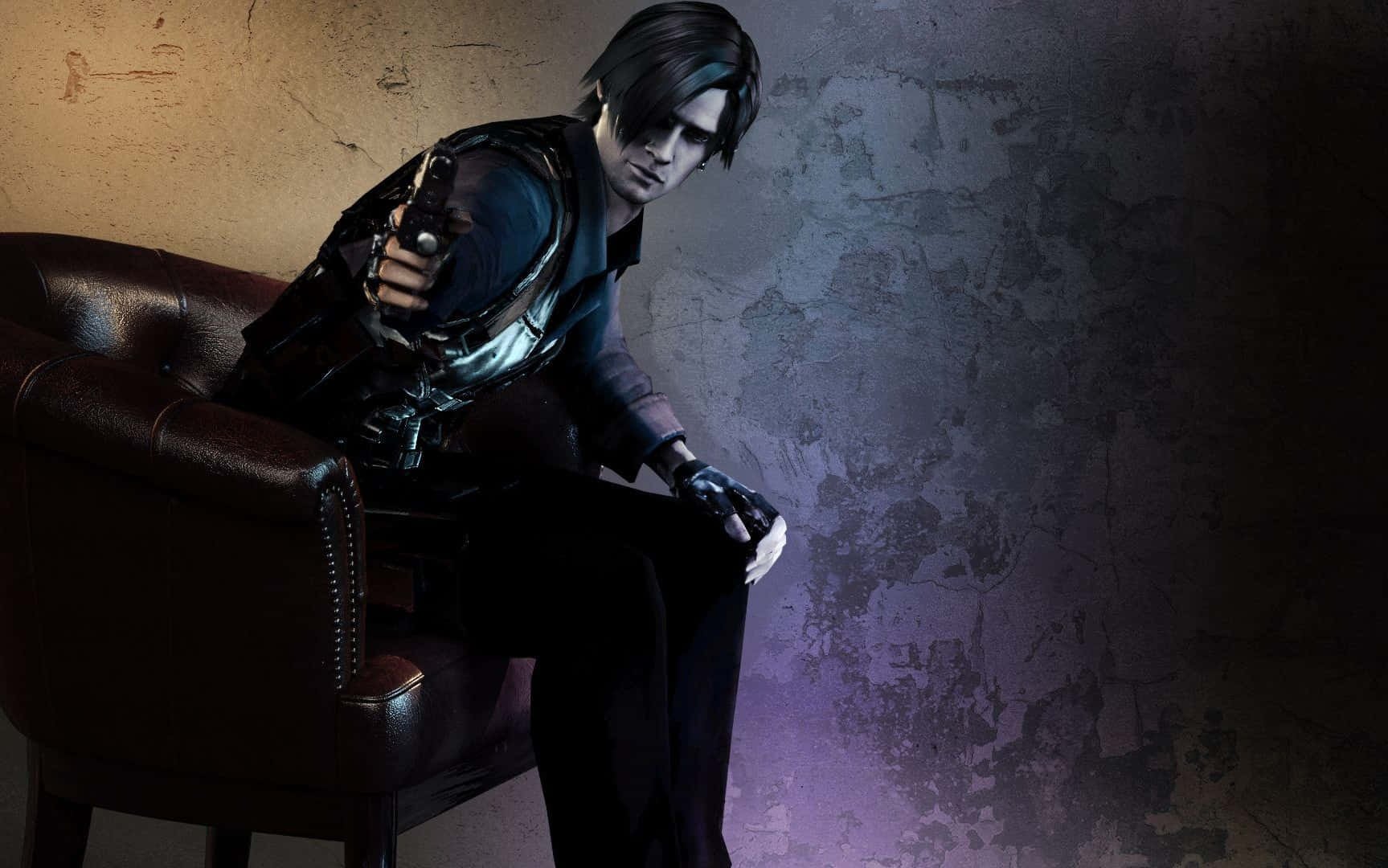 Leon S Kennedy, tactical gear, gun, HD Desktop Wallpaper