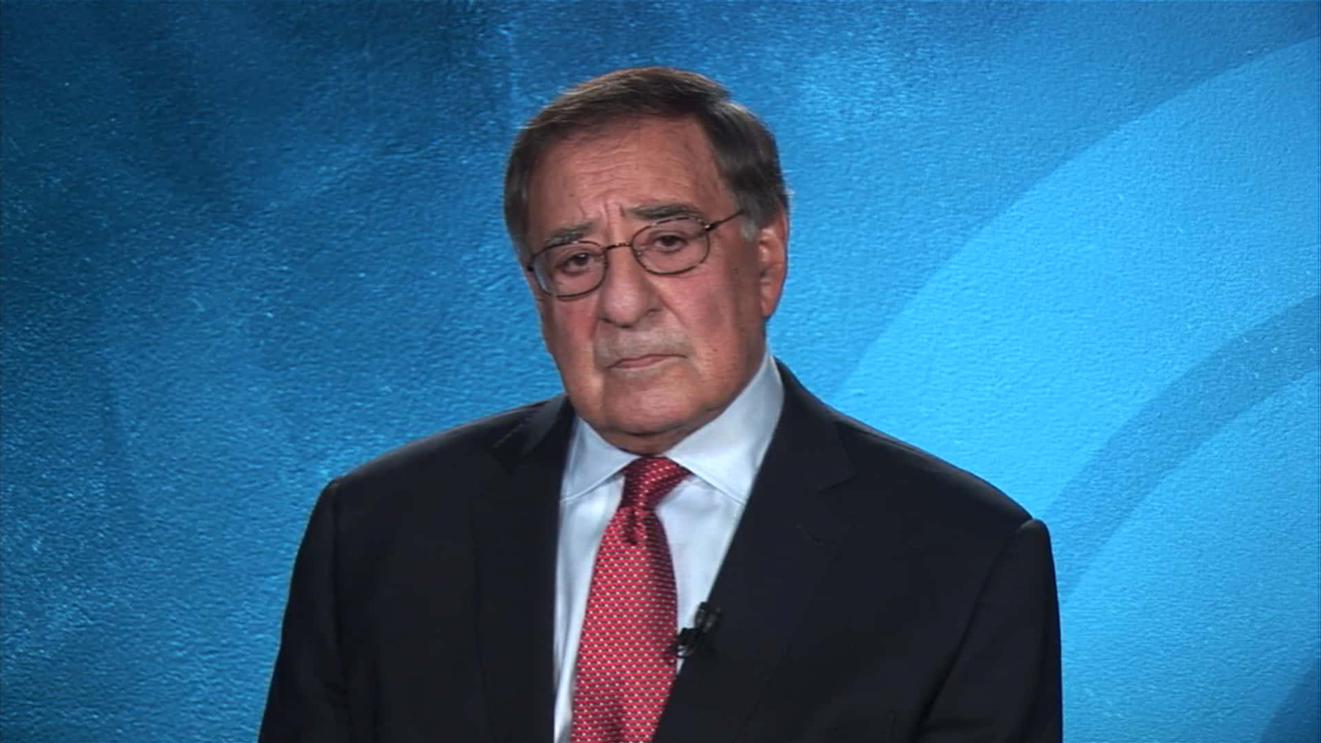 Leon Panetta, dark suit, red patterned tie, Full HD Desktop Wallpaper