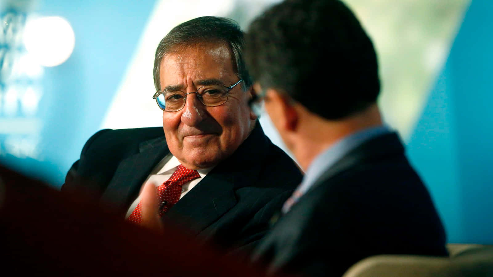 Leon Panetta, suit, glasses, HD Desktop Wallpaper