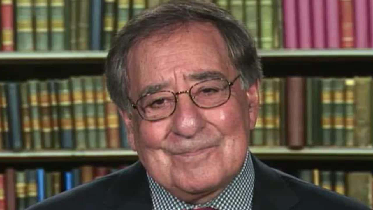 Leon Panetta, glasses, bookshelf, HD Desktop Wallpaper