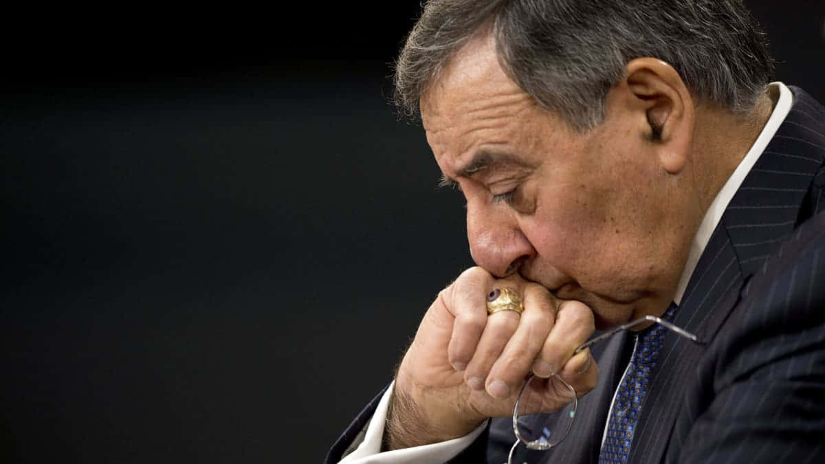 Leon Panetta, suit, glasses, SD Desktop Wallpaper