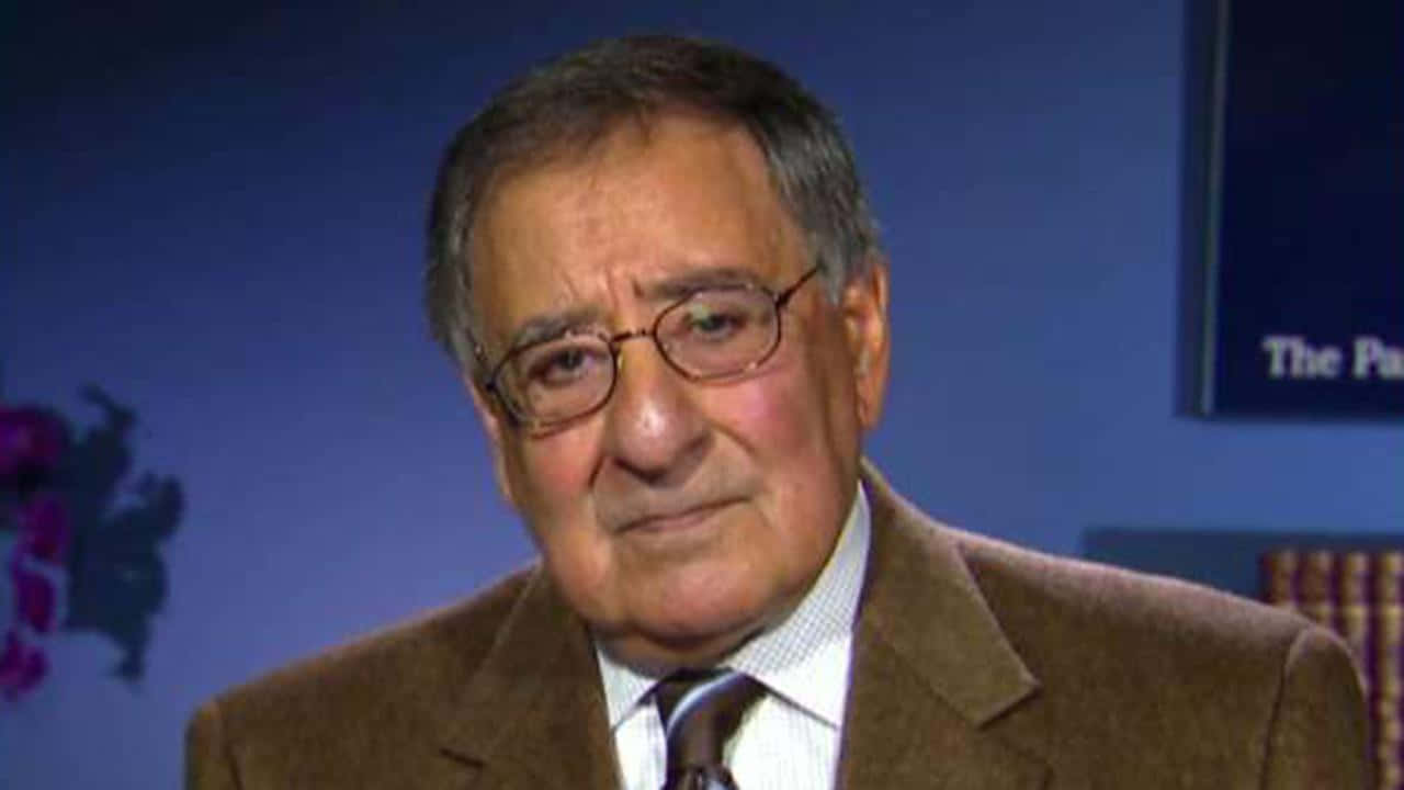 Leon Panetta, glasses, brown suit, HD Desktop Wallpaper