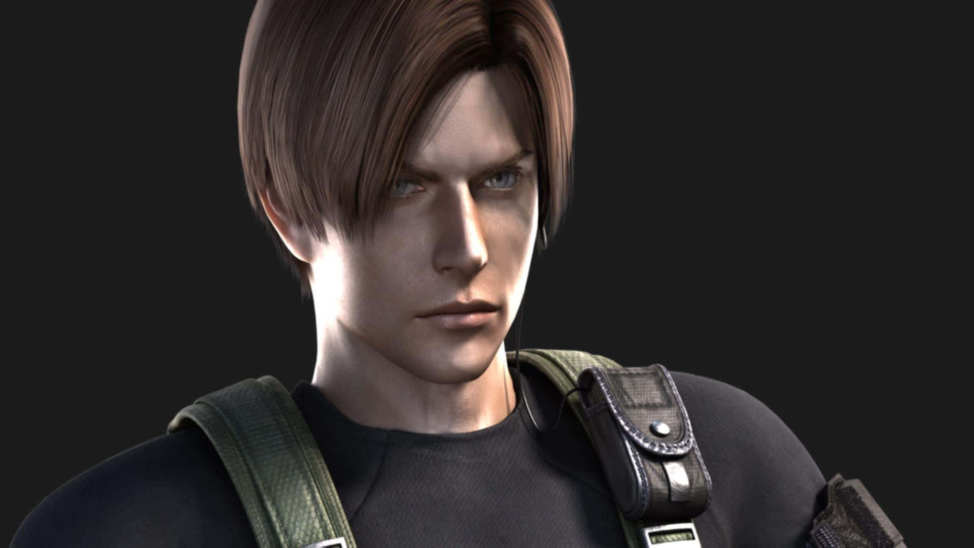 Leon S. Kennedy, tactical gear, brown hair, Full HD Desktop Wallpaper