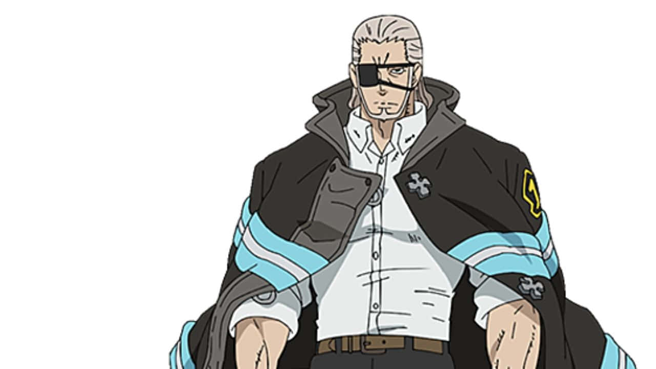 Leonard Burns, firefighter uniform, white hair, HD Desktop Wallpaper