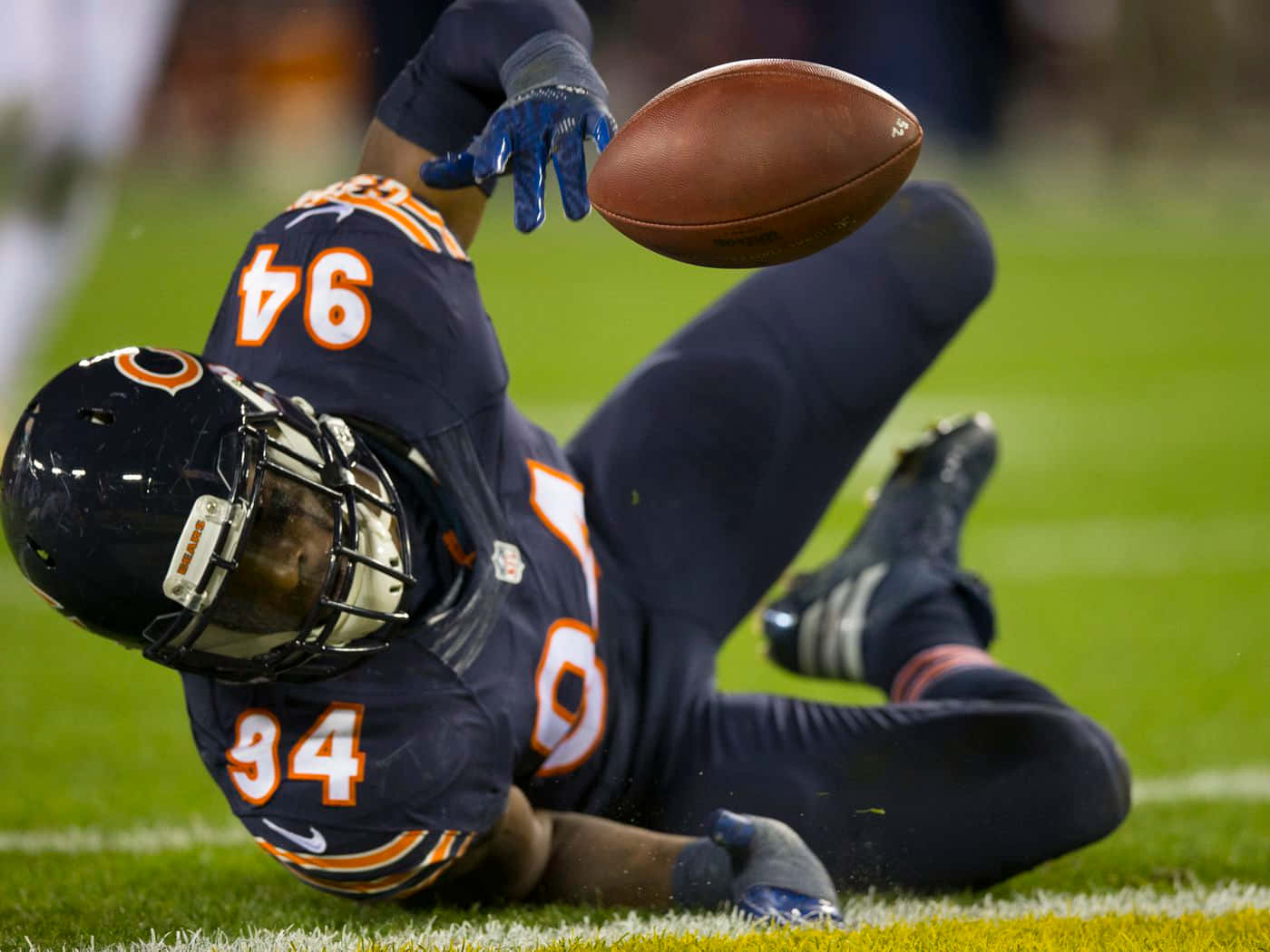 Leonard Floyd, football, navy uniform, HD Desktop Wallpaper