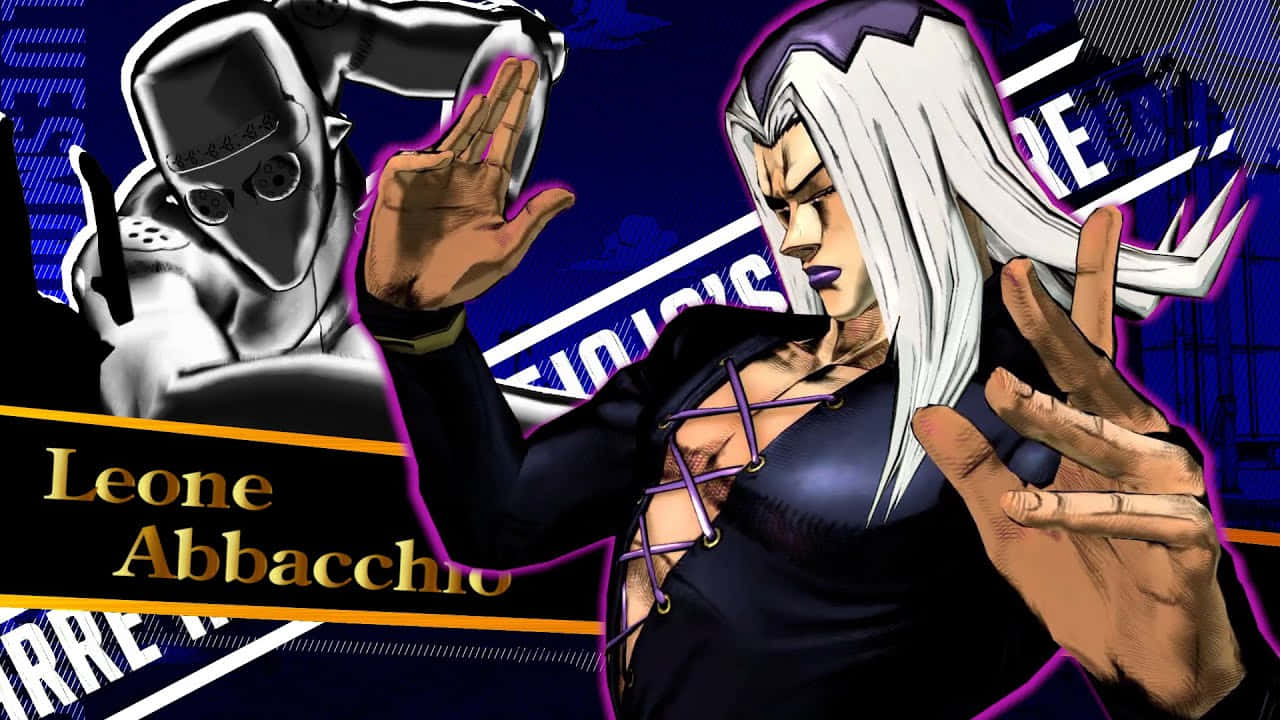 Leone Abbacchio, white hair, robotic figure, HD Desktop Wallpaper