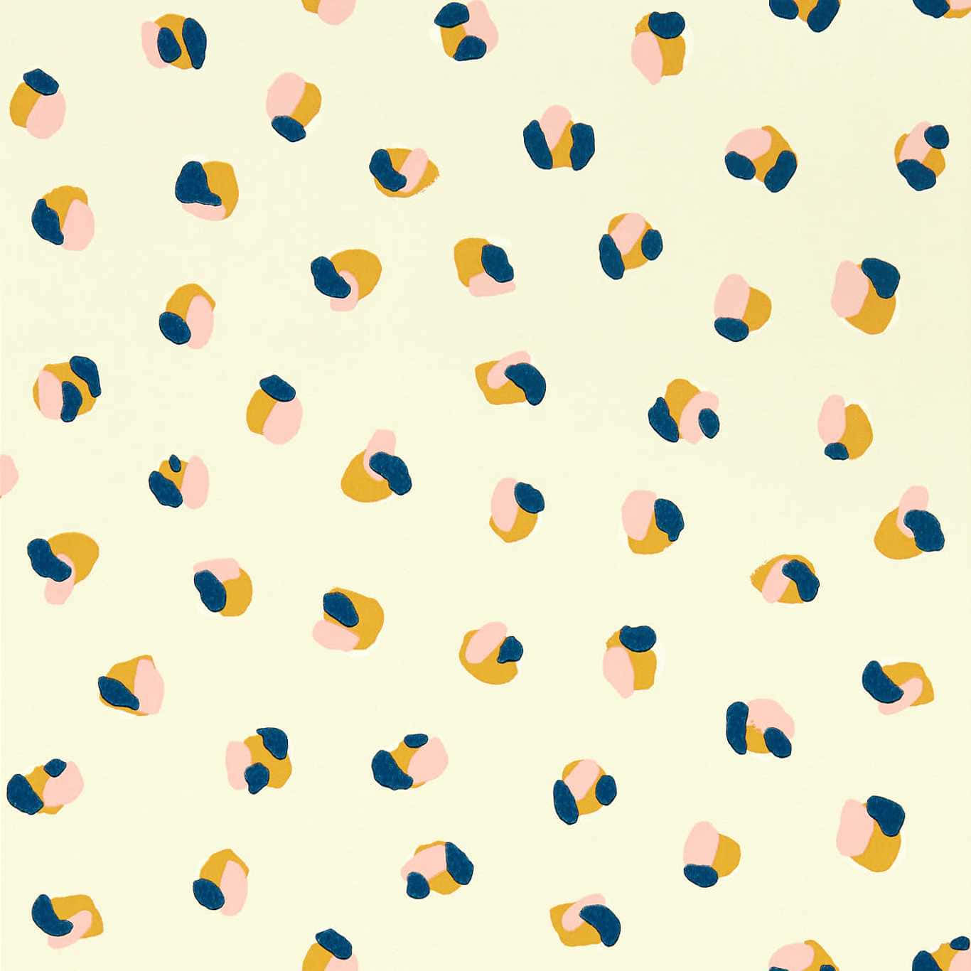 abstract leopard print pattern, creamy beige, navy blue, HD Desktop Wallpaper