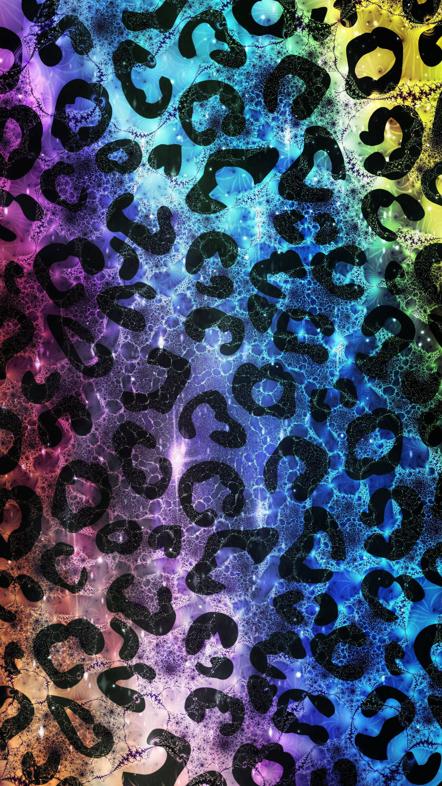 bubbly, colorful, cute, 2K Phone Wallpaper