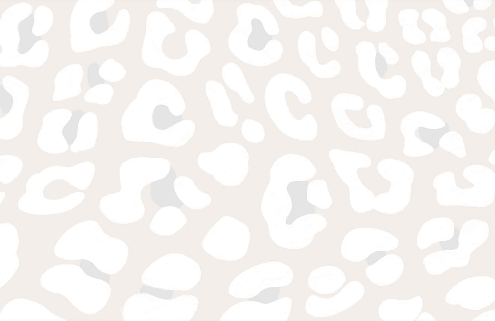 white leopard print, beige, white, HD Desktop Wallpaper