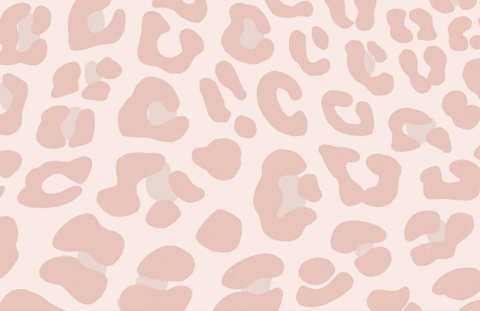 pastel peach leopard prints, soft pink, beige, HD Desktop Wallpaper
