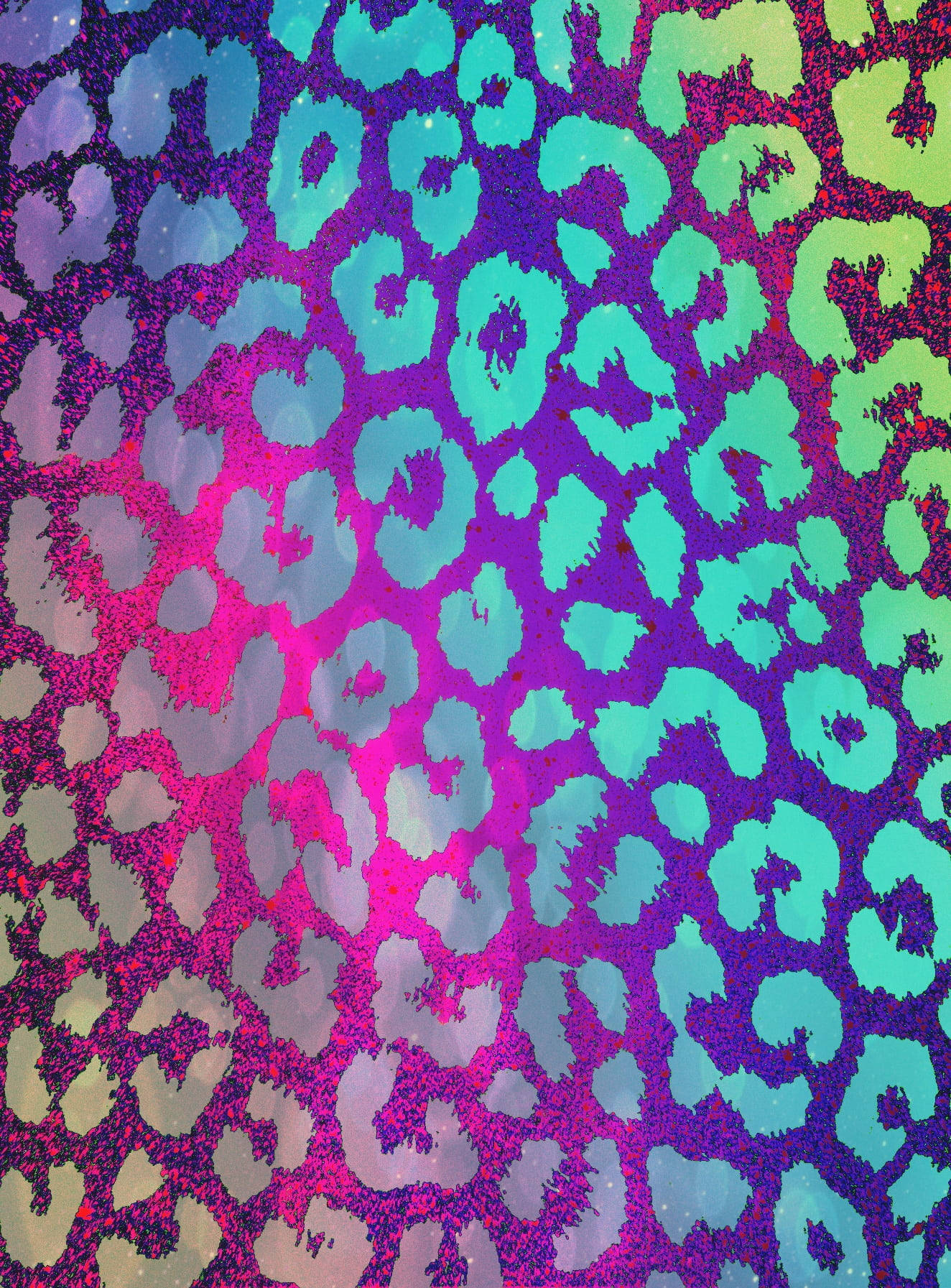 neon pink, teal, purple, HD Phone Wallpaper