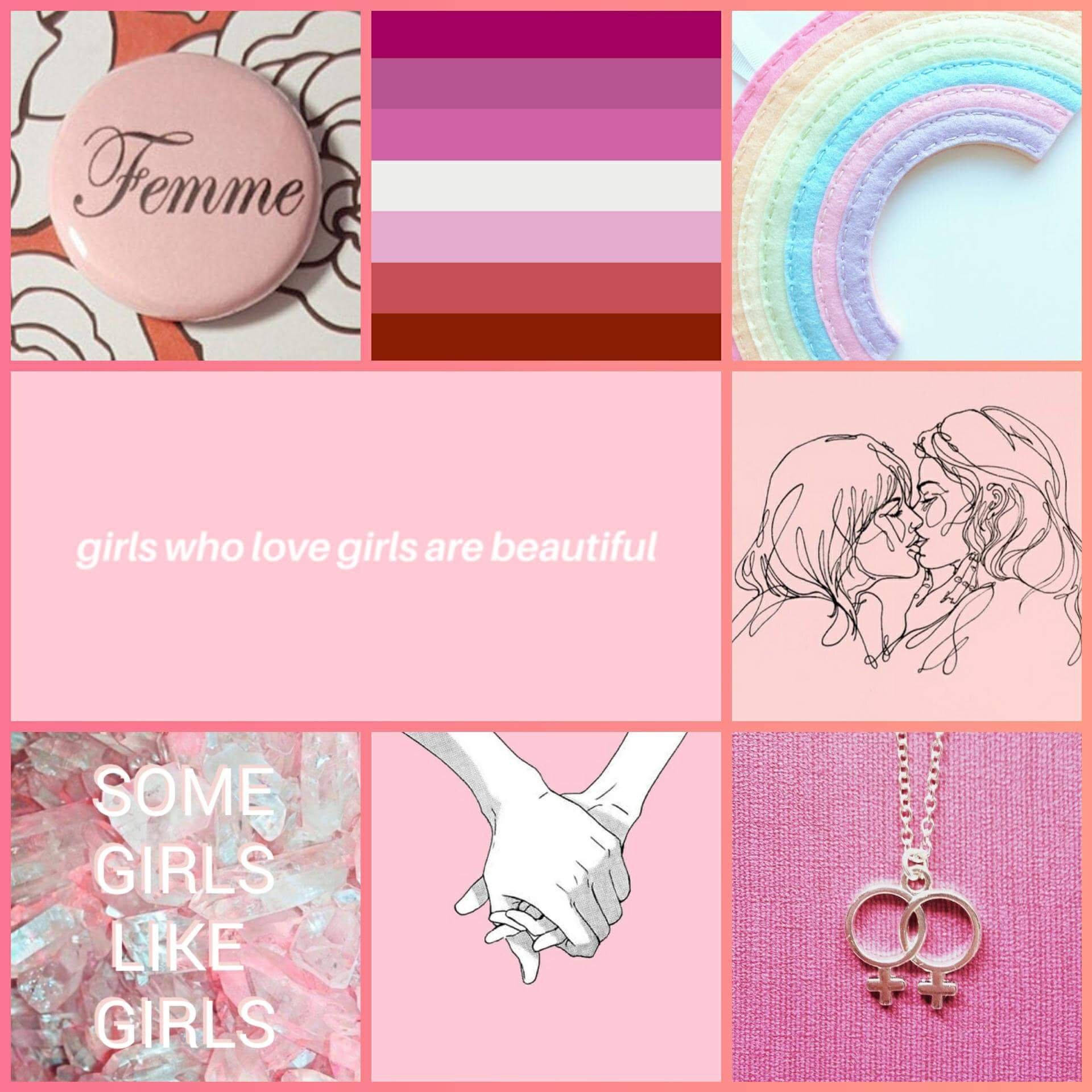 LGBT, lesbian, pink-themed, Full HD Desktop Wallpaper