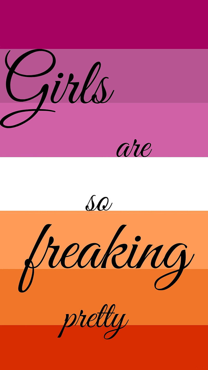 lesbian flag, magenta, orange, HD Phone Wallpaper