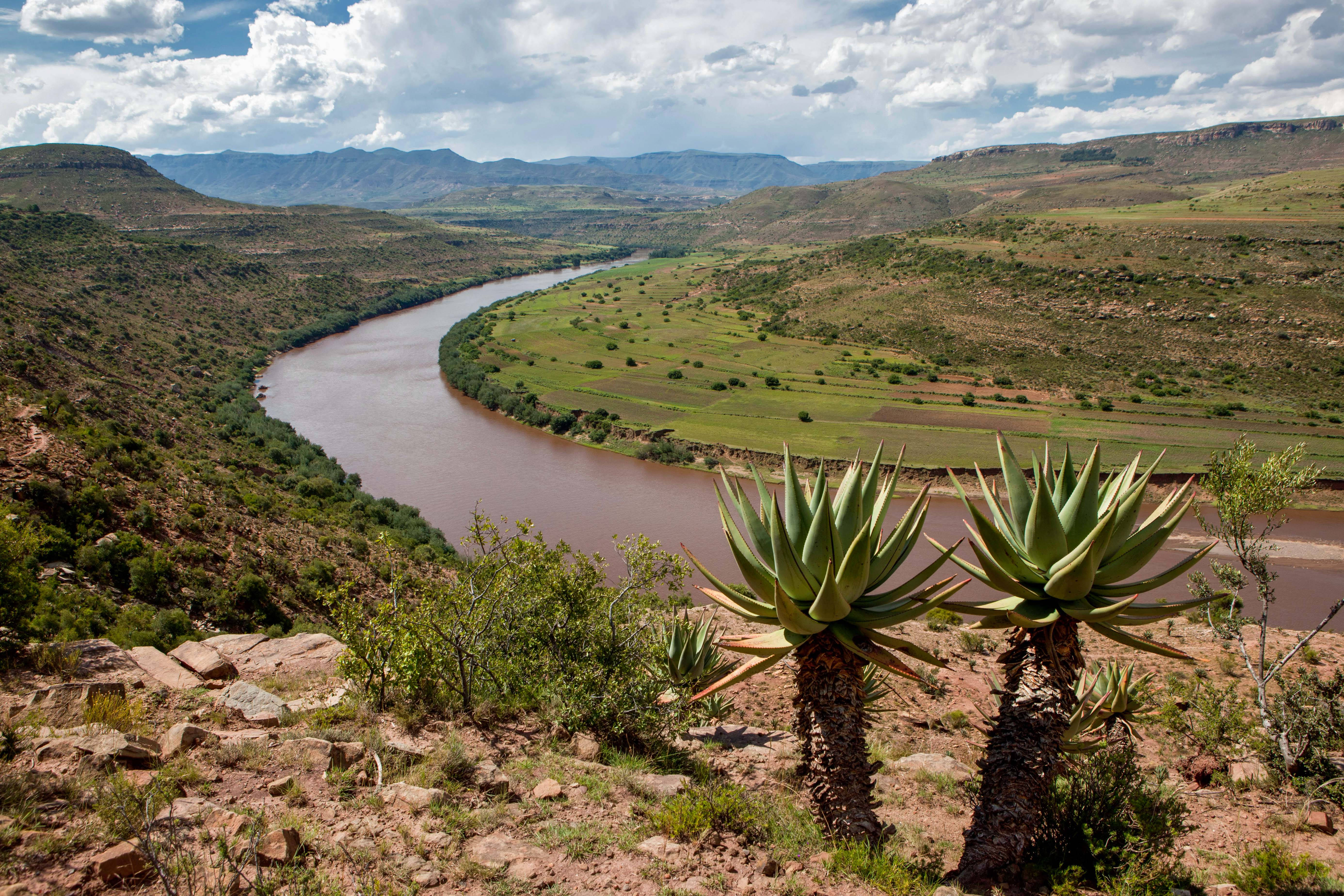 Lesotho, river, muddy river, 5K Desktop Wallpaper