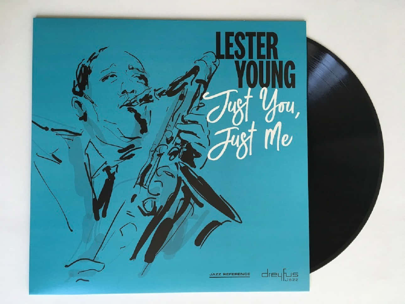 Lester Young, Just You, Just Me, turquoise album cover, HD Desktop Wallpaper