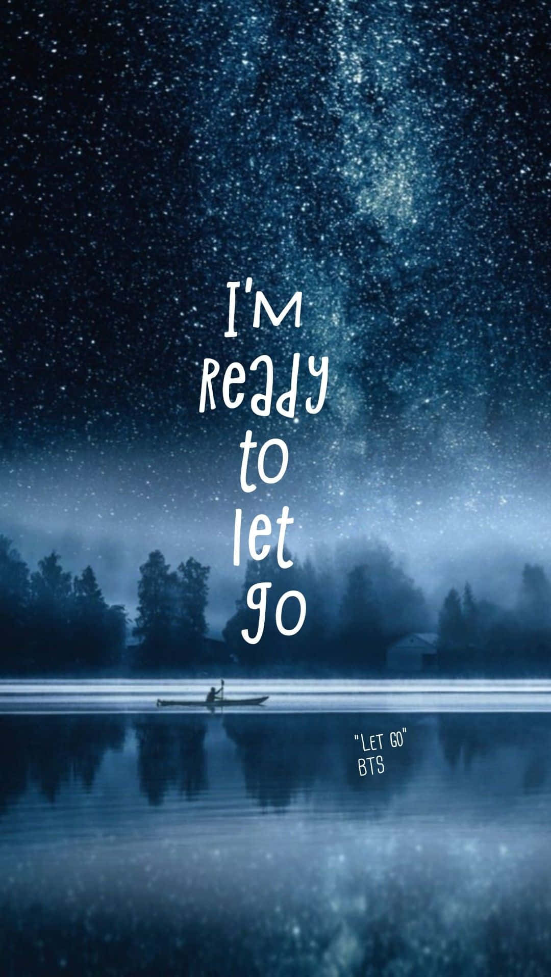canoe, misty lake, starry night sky, HD Phone Wallpaper