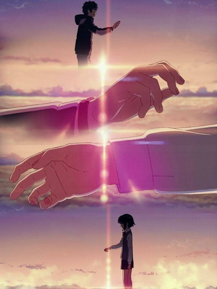 The Art Of Letting Go, couple break up, glowing beam of light, SD Phone Wallpaper