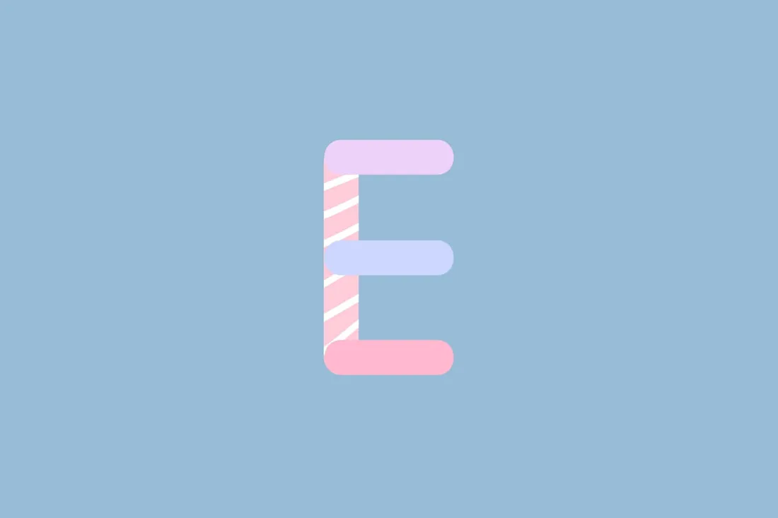 Letter E