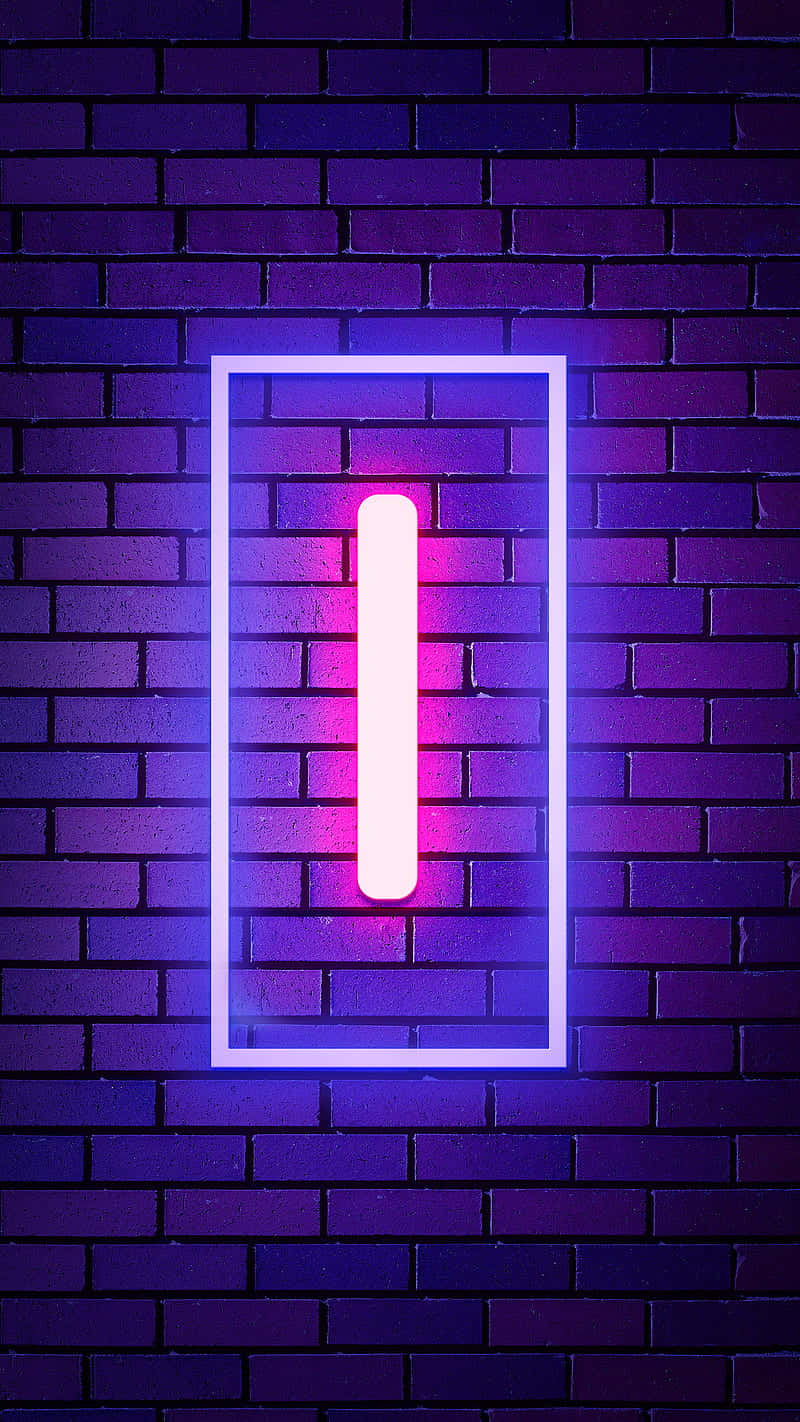 Neon Sign I, pink, blue, HD Phone Wallpaper