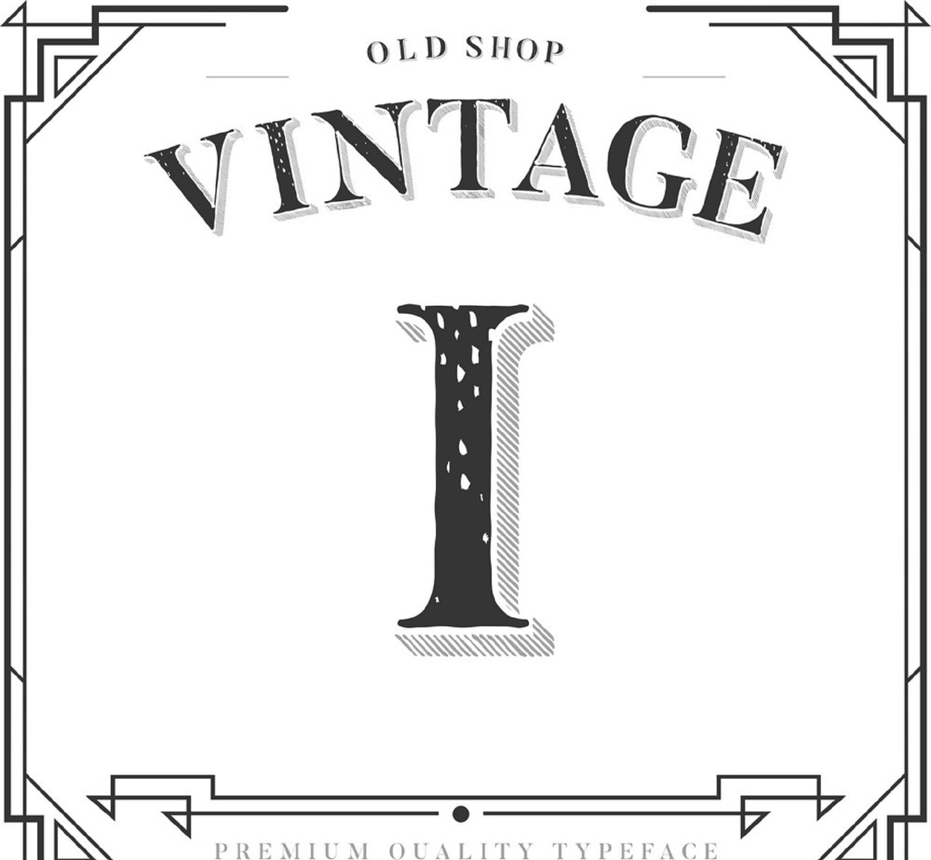 vintage typography label, ornate borders, distressed lettering, Full HD Desktop Wallpaper