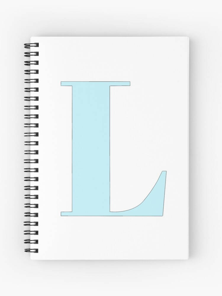 pastel blue, letter L, notebook, SD Phone Wallpaper