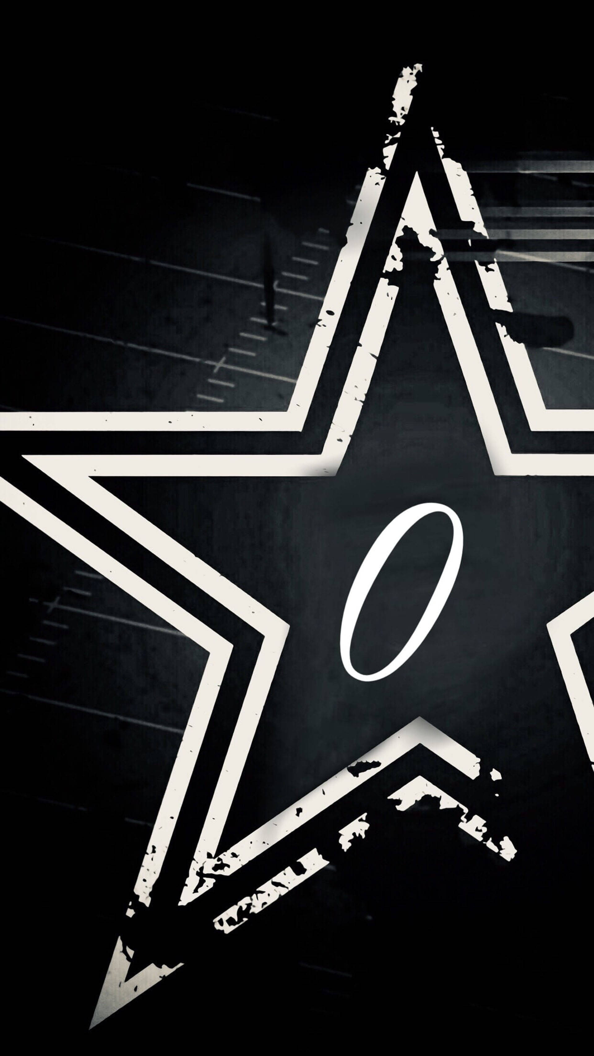 Letter O, star, zero symbol, 2K Phone Wallpaper