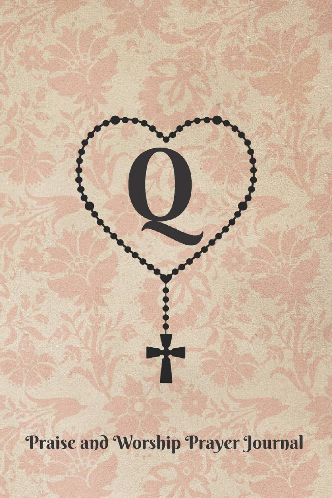 Letter Q, rosary, heart, HD Phone Wallpaper