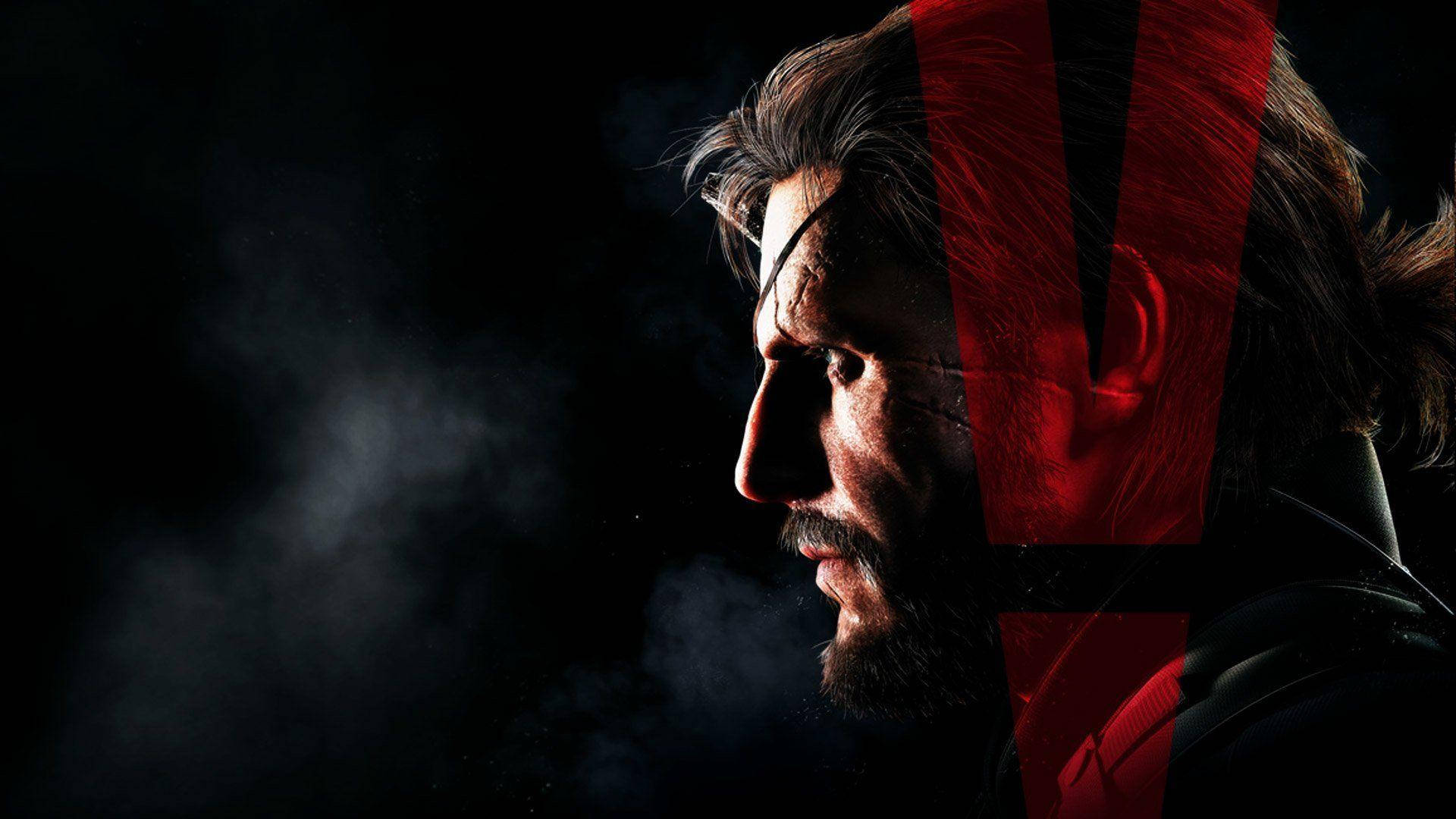 Letter V, rugged man, red light, Full HD Desktop Wallpaper