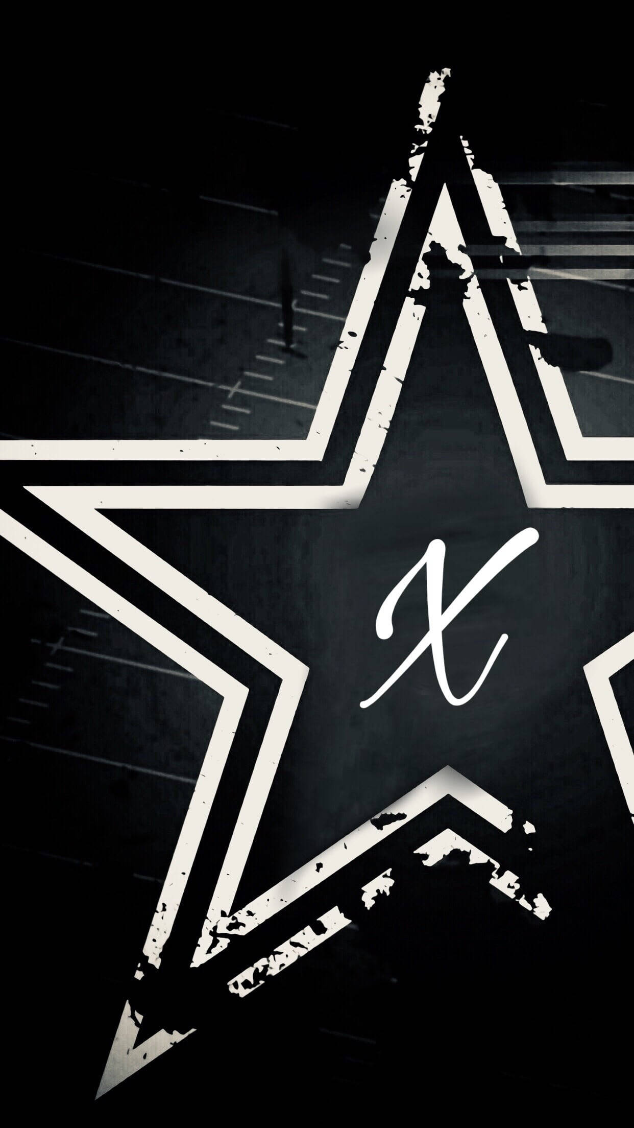 Letter X, star, white, Full HD Phone Wallpaper