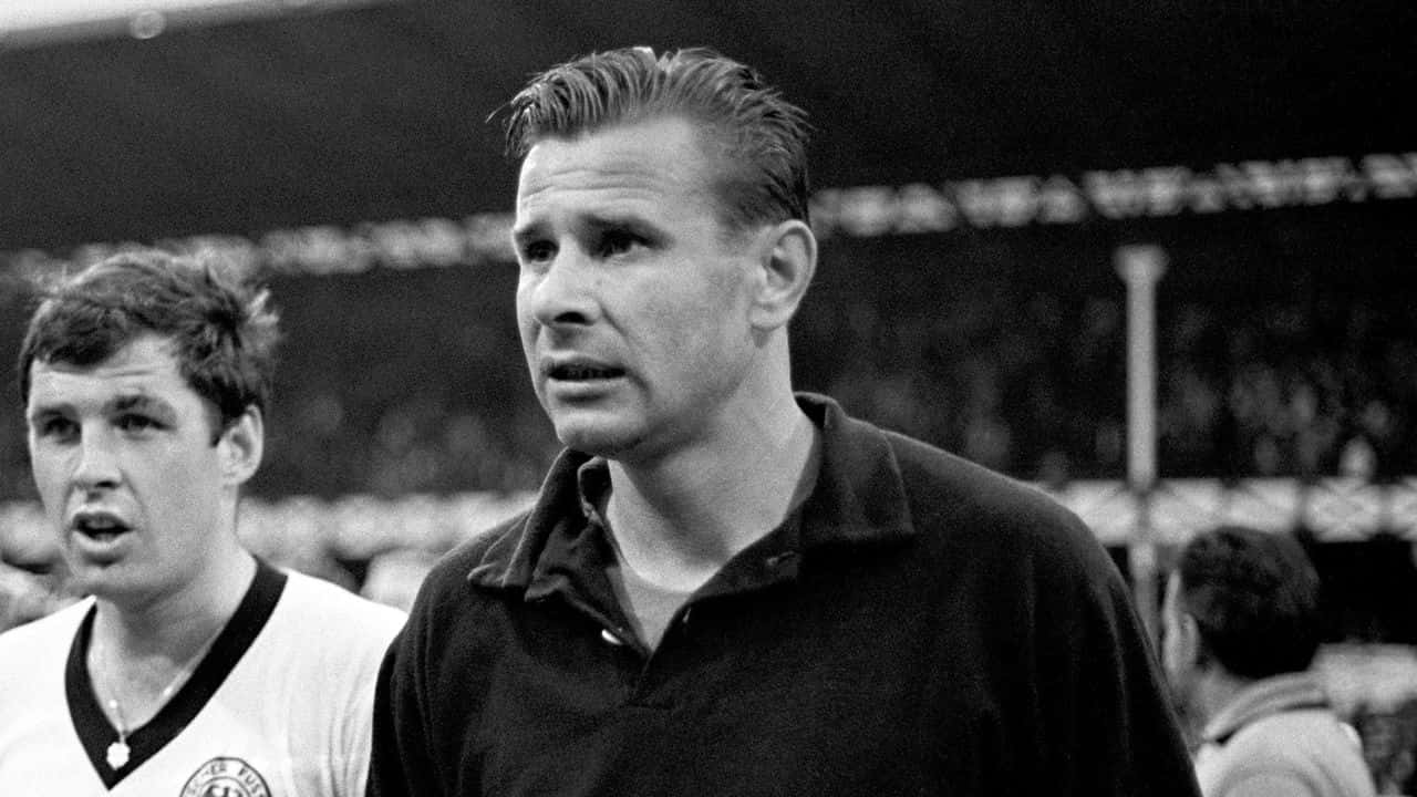 Lev Yashin, monochrome, football coach, HD Desktop Wallpaper