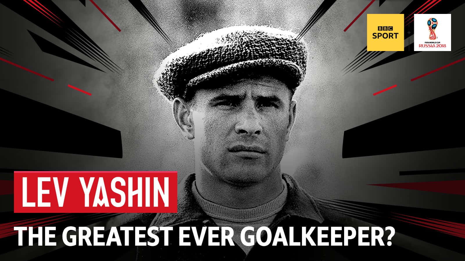 Lev Yashin, black and white portrait, textured cap, HD Desktop Wallpaper
