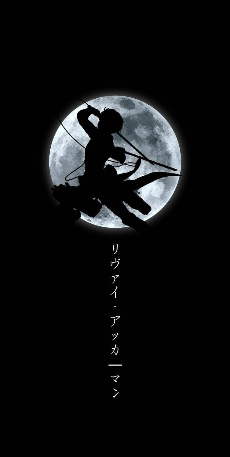 Levi Aesthetic, silhouette, warrior, HD Phone Wallpaper
