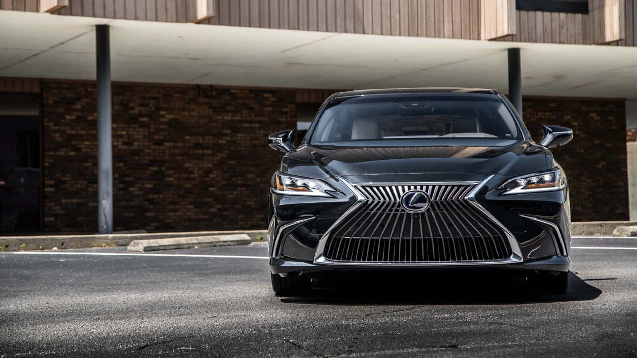 Lexus ES 300h, black, sleek, HD Desktop Wallpaper
