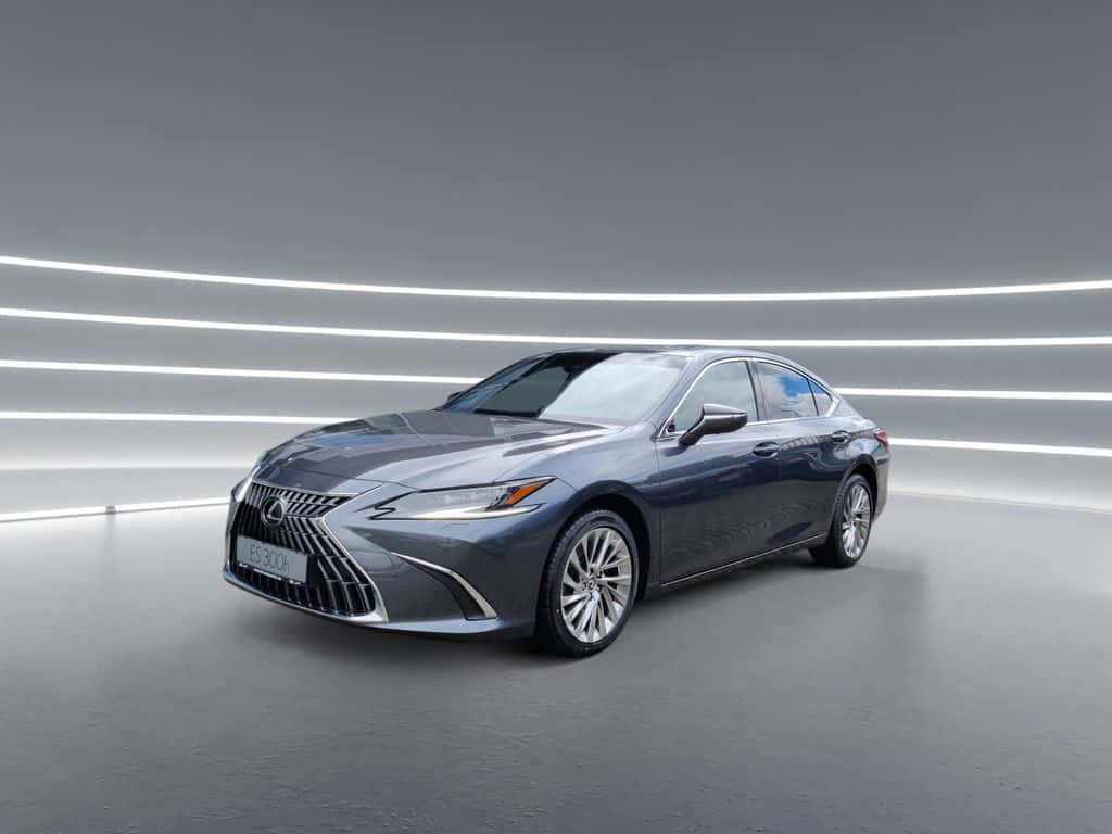 Lexus ES 300h, gray, sleek, SD Desktop Wallpaper