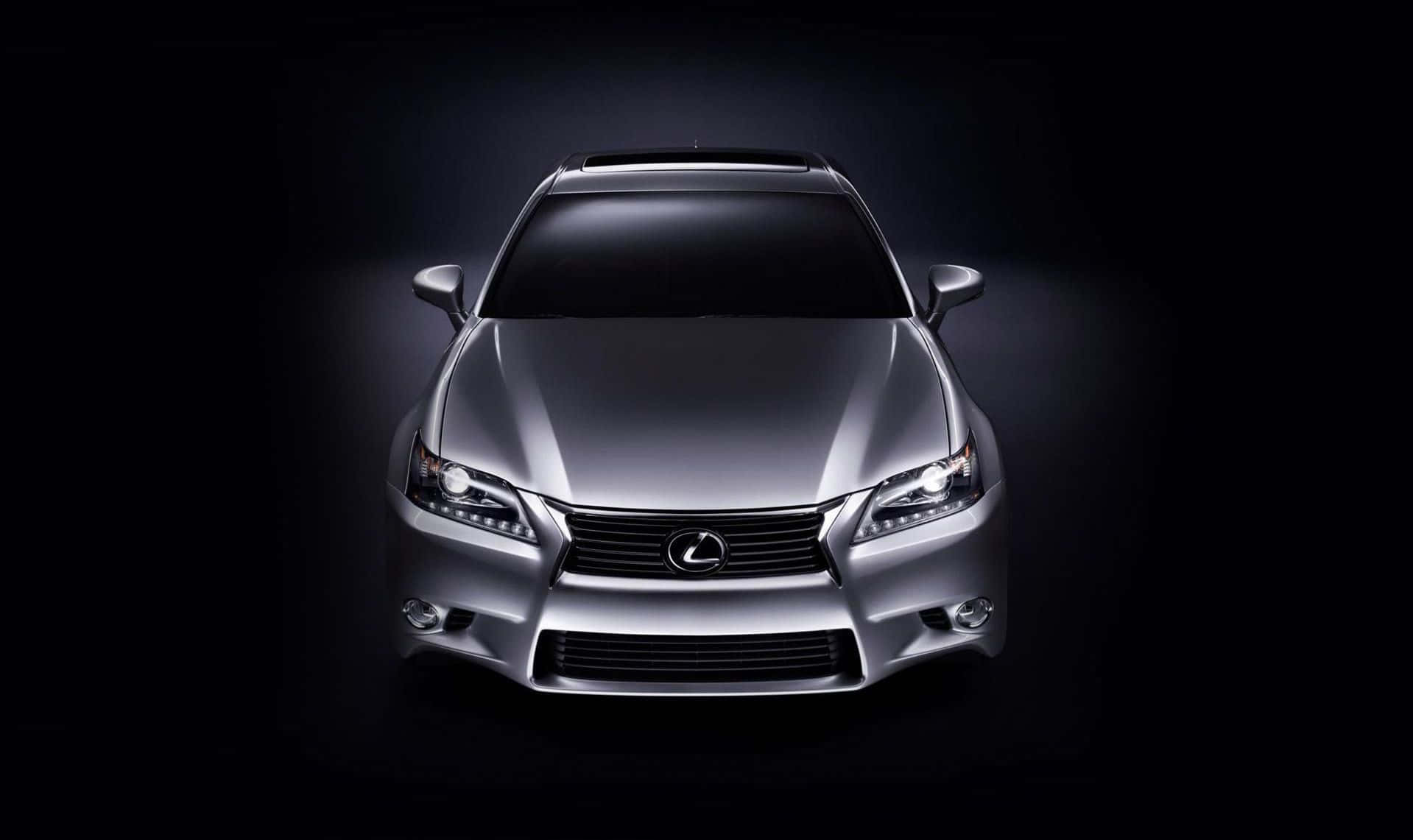 Lexus GS, silver, spotlight, HD Desktop Wallpaper