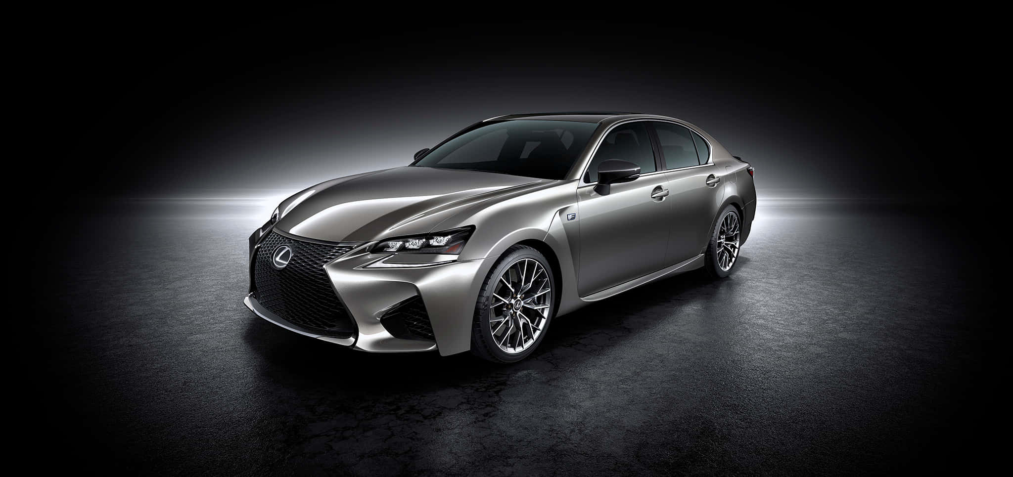 Lexus GS, silver, studio lighting, Full HD Desktop Wallpaper
