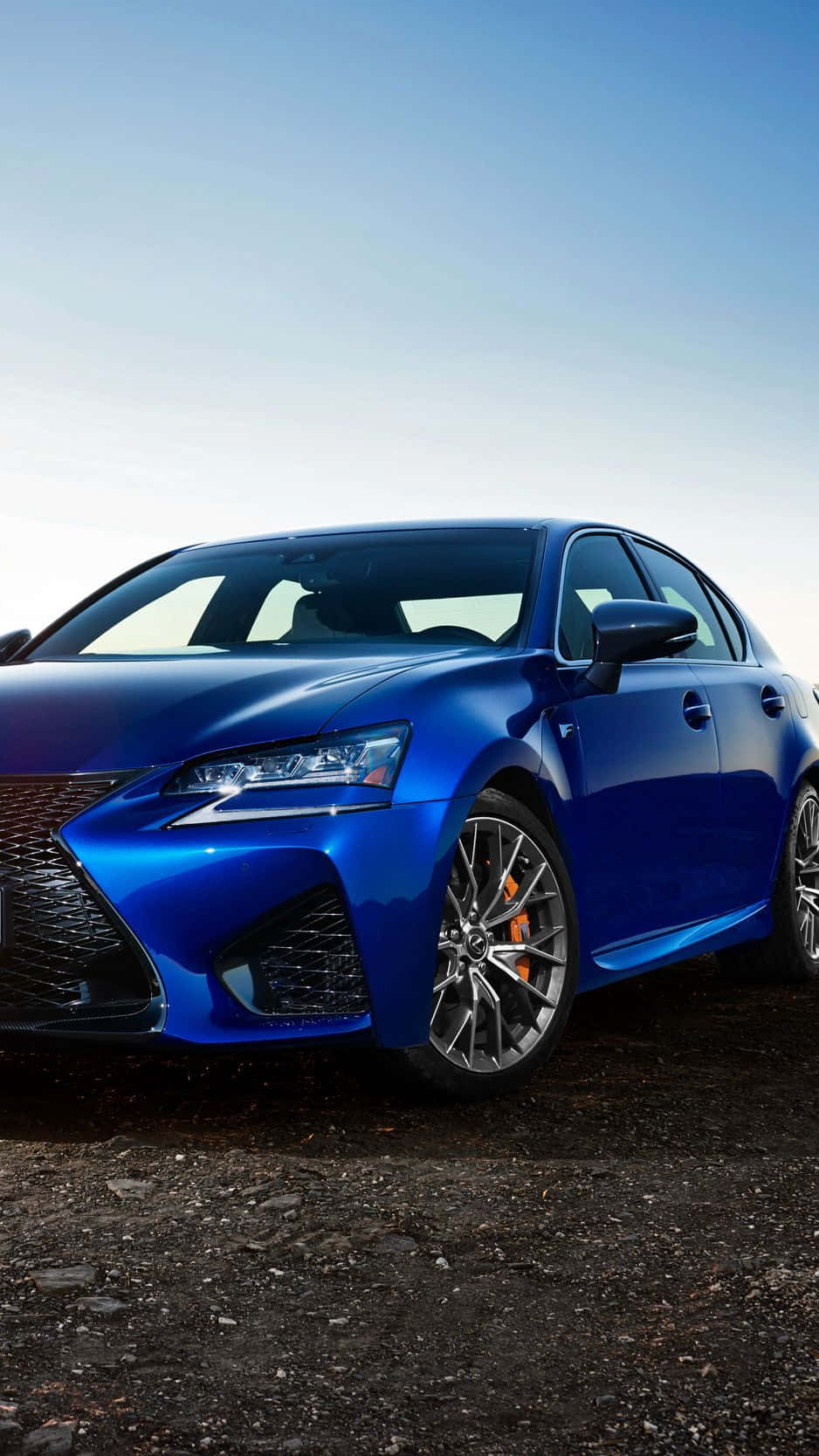 Lexus GS, vibrant blue, sports sedan, HD Phone Wallpaper