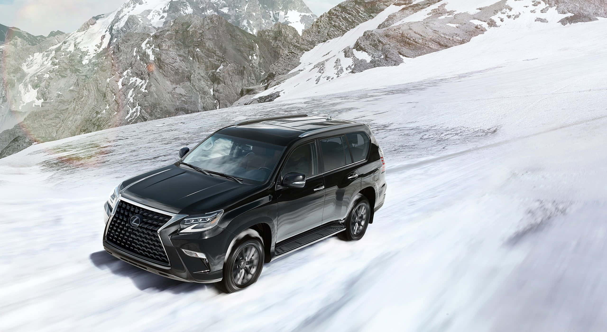 Lexus GX 460, 2020 Lexus GX 460, black SUV, 2K Desktop Wallpaper