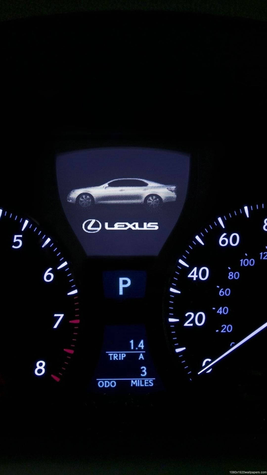 Lexus, dashboard, silver sedan graphic, Full HD Phone Wallpaper