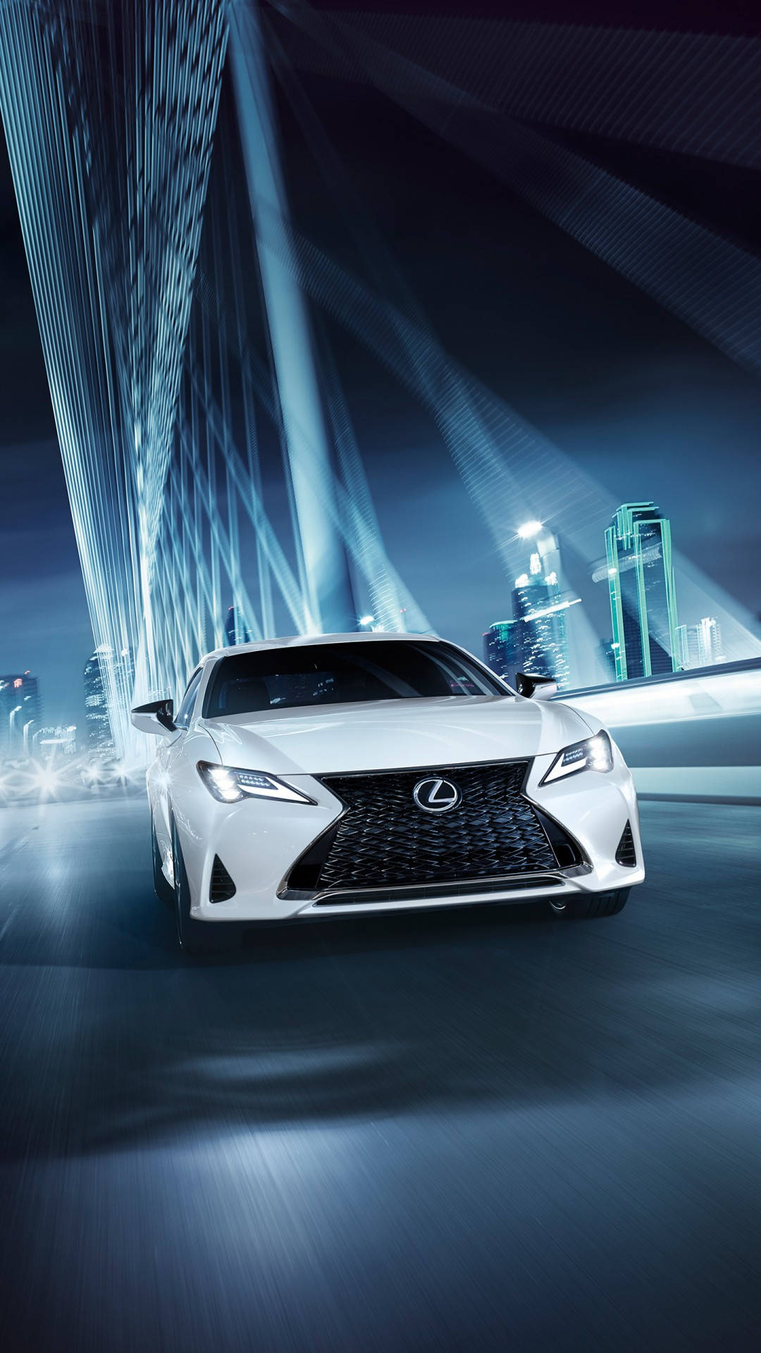 Lexus, iPhone, futuristic cityscape, Full HD Phone Wallpaper