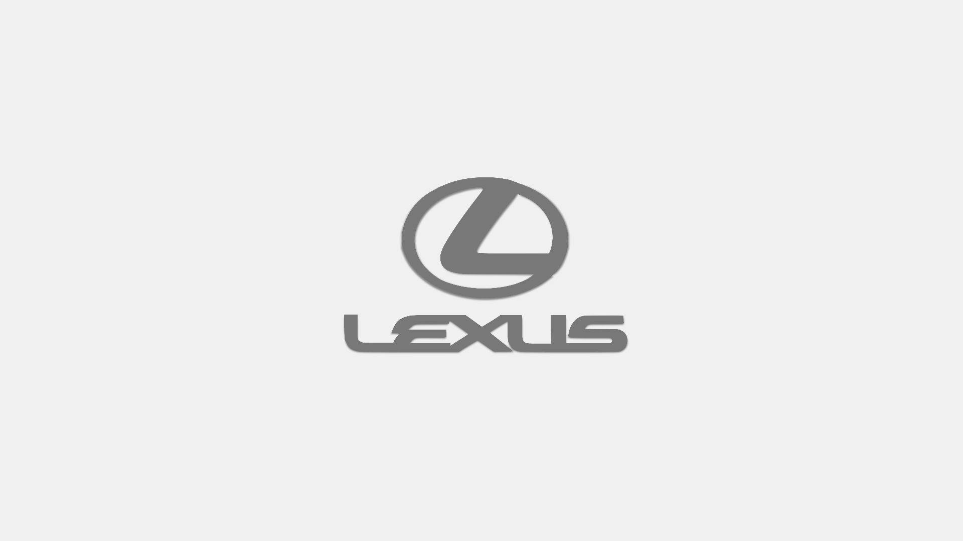 minimalist, grey, Lexus logo, Full HD Desktop Wallpaper