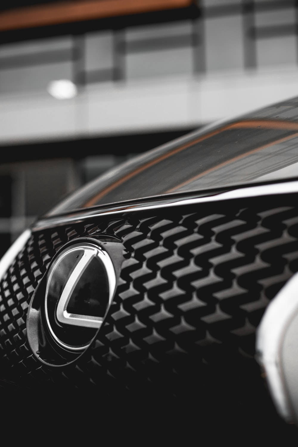 Lexus, grille, chrome emblem, HD Phone Wallpaper