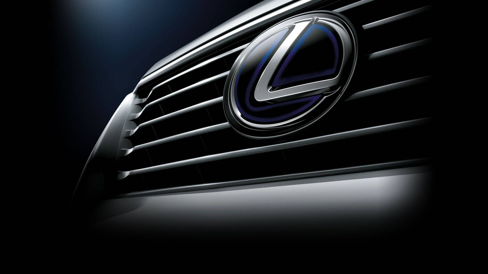 Lexus, Lexus logo, blue light, Full HD Desktop Wallpaper