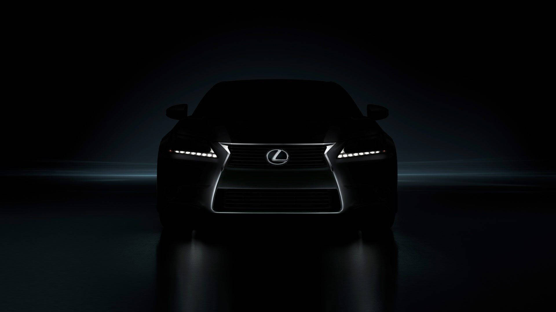 Lexus, black, sleek black Lexus sedan, Full HD Desktop Wallpaper