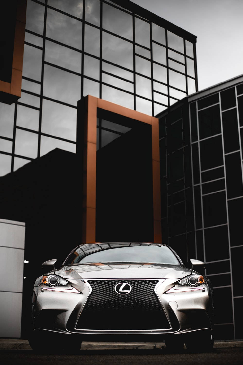 Lexus Logo, silver, sports car, HD Phone Wallpaper