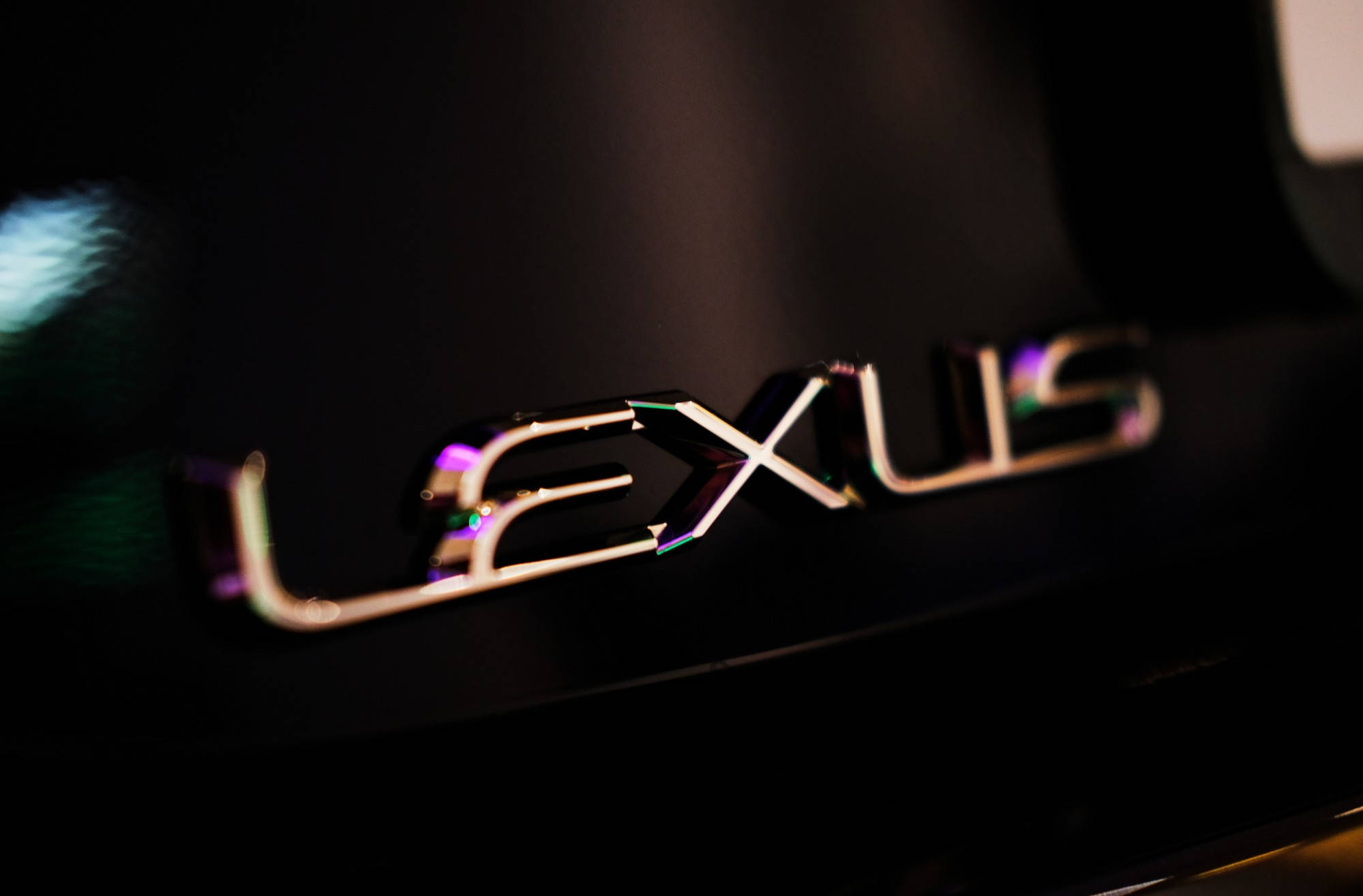 Lexus Logo, rose gold, slim, Full HD Desktop Wallpaper