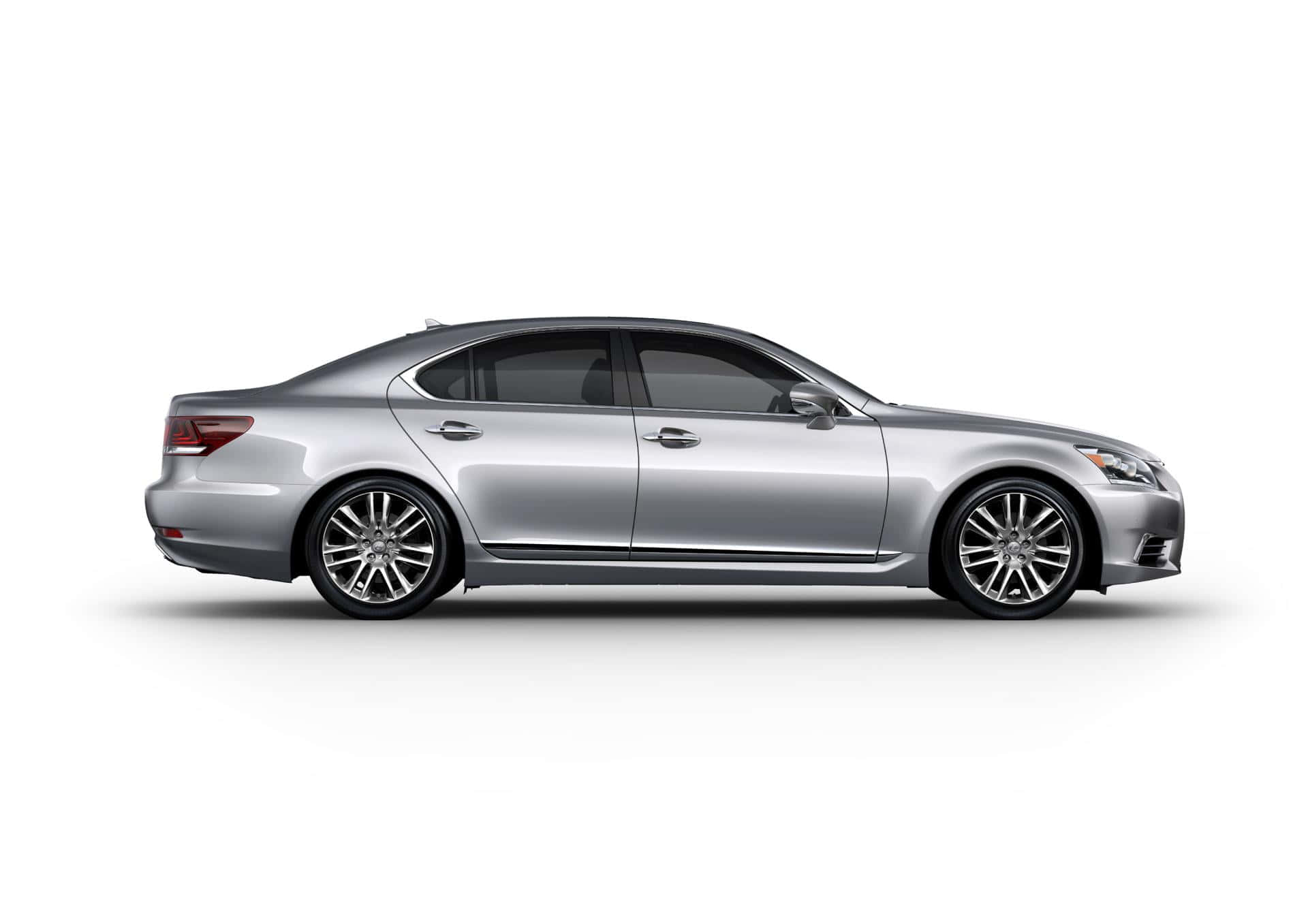 Lexus LS 500, silver, luxury sedan, Full HD Desktop Wallpaper